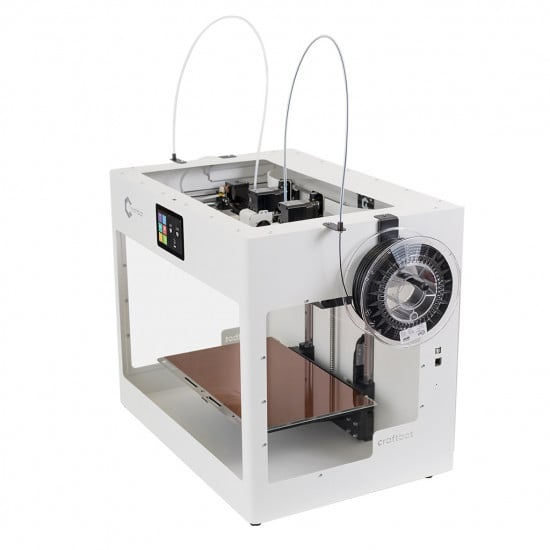 CraftBot Flow IDEX 3D printer with inependent dualextruder